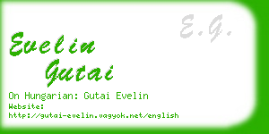 evelin gutai business card